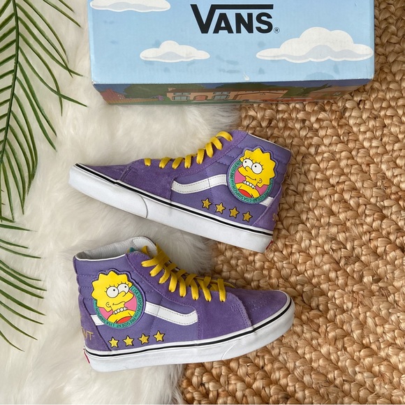 Vans Shoes - Vans x Simpsons Lisa For President SK8-Hi Top Sneakers